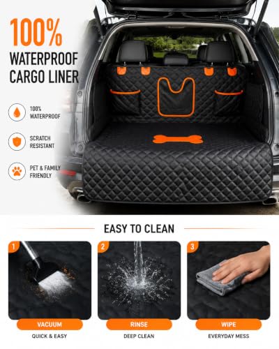 SUV Cargo Liner for Dogs (Dog Paw / L)