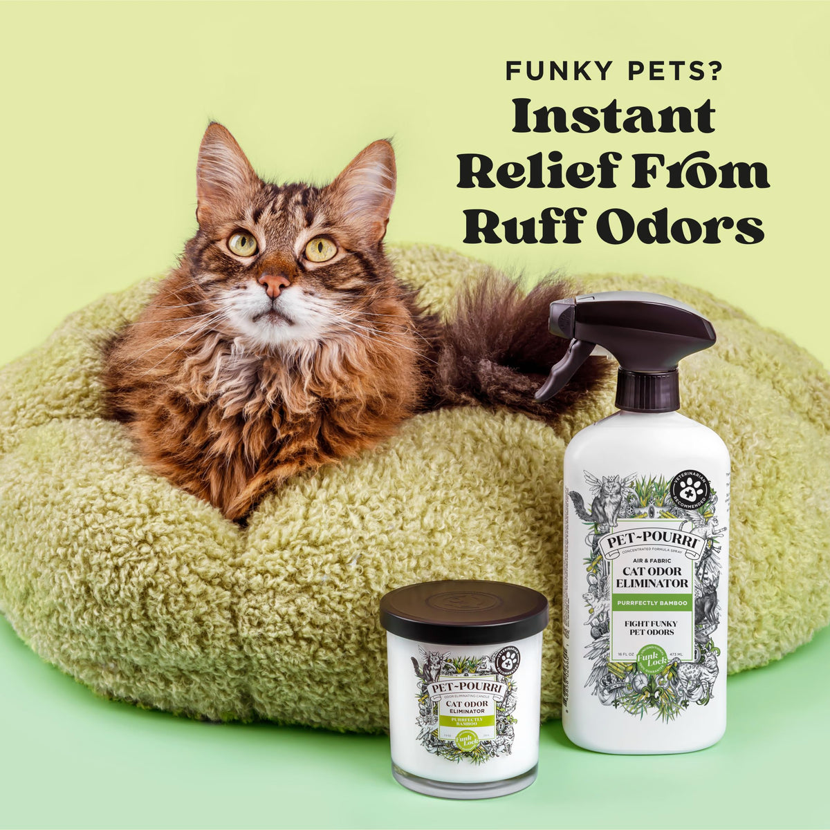 Pet Pourri Smell Ya Litter Cat Litter Deodorizer Spray (3.4 Fl Oz (Pack of 1))