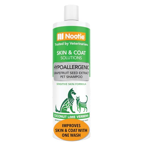 Pet Shampoo for Sensitive Skin (Coconut Lime Verbena Shampoo / 16 oz)
