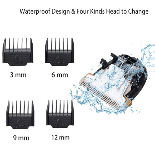 Dog Clippers for Grooming Low Noise (Gold)