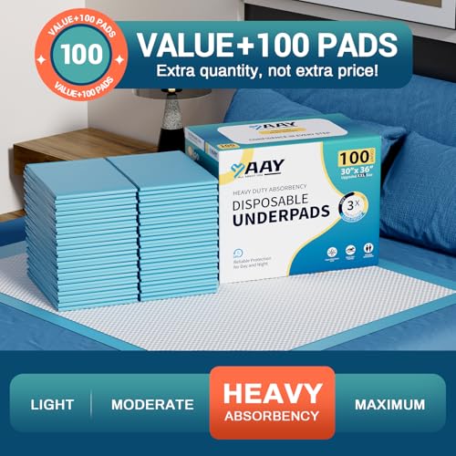 Bed Pads Disposable 30" x 36" 100 Count (30"X36"-100)