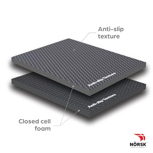 Reversible 3 4" EVA Foam Gym Floor Tiles (Gray/Black / 12 Tiles - 48 Sq. Ft.)