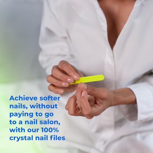 Cristal UP Glass Nail File for Purse (Rose Mist/Pink)