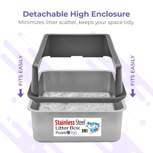 Stainless Steel Cat Litter Box