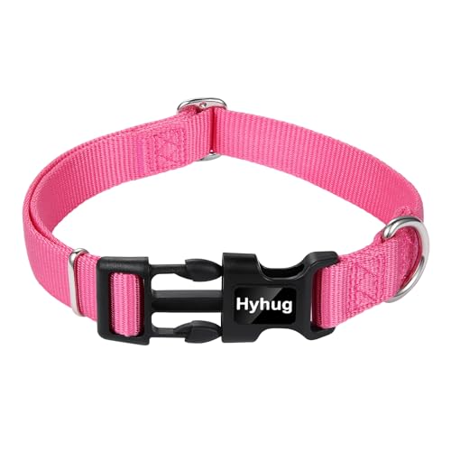 Pink Dog Collar for Large Dogs (Large / Candy Pink)