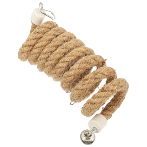 Bird Rope Perch Parrot Swing Climbing Rope Toy with Stable Clip 78.74 X 3.54 X 3.54 Perch for Bird Cage Play Exercise and Decoration