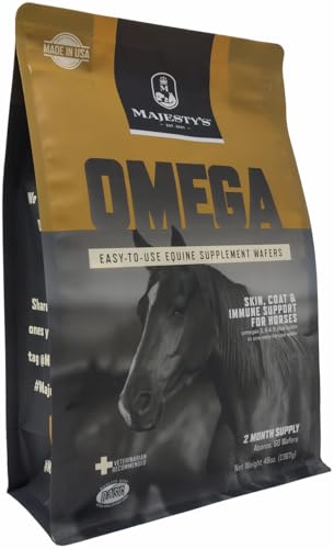 Omega Wafers Superior Horse (60 Count (2 Month Supply))
