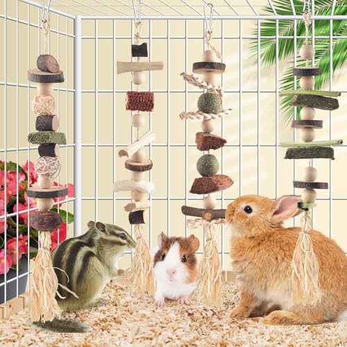 4 Pcs Bunny Chew Toys for Teeth (4 Pcs)