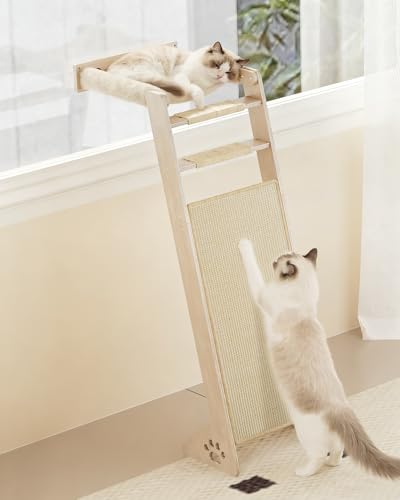 Cat Window Perch with Scratching Pad