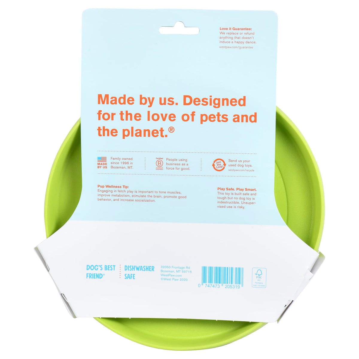 Zisc High Flying Disc Dog Toy (Large / Granny Smith)