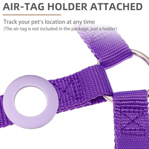No Pull Dog Harness Small Sized Step (Purple / Small)