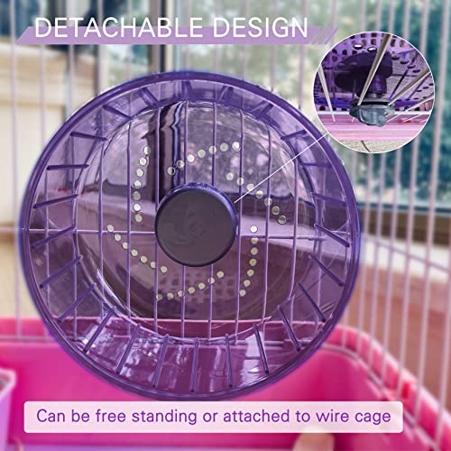 Hamster Exercise Wheel (8.3 Inch / Purple)