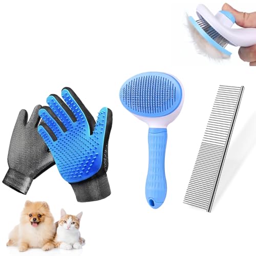 Dog & Cat Brush (4PCS-Blue)