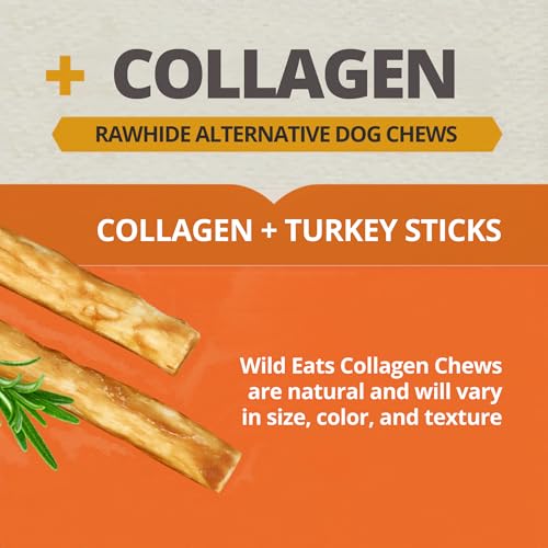 Turkey Collagen Sticks for Dogs 25 Pack (5.7 Ounce (Pack of 25))