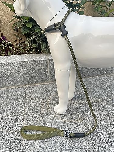 Slip Lead Dog Leash (1/2"×4ft / Army Green)