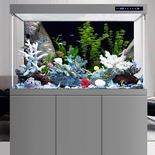 Underwater Aquatic Fish Tank Background Stone Aquarium Backdrop 36x20 in (36x20in/90x50cm)