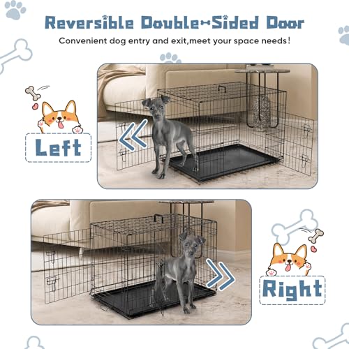 Dog Crate 36 Inch (36.6"L x 22.6"W x 24.2"H)