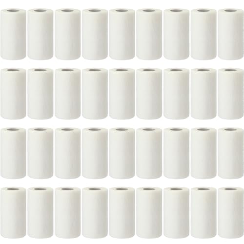 36 Pcs Self Adherent Bandage 4" X 5 Yard Wrap Breathable (White / 4" X 5 Yard)