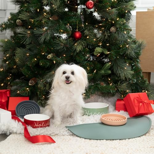 Silicone Dog Food Mat (Honey / Large)
