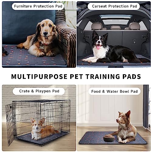 Washable Pee Pads for Dogs 72"x72" (Leaves - Sky Blue / 72x72 Inch (Pack of 1))