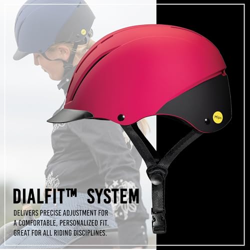 Spirit with MIPS Technology Full Coverage Horse Riding Helmet (MIPS Pink Duratec / X-Small)