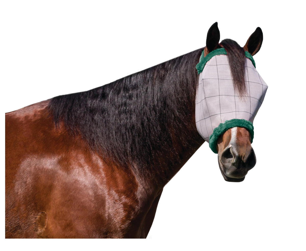 SuperMask II Horse Fly Mask Without Ears For Eyes (Average Horse)