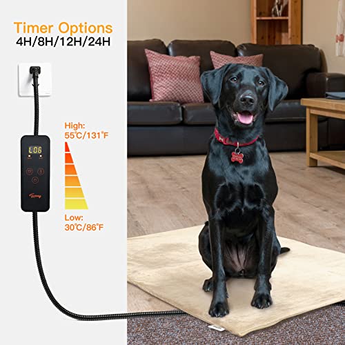 Pet Heating Pad (Beige / 35.0"L x 24.0"W x 0.6"Th)