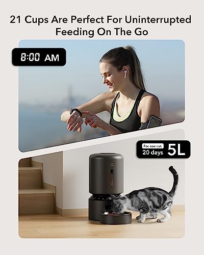 Automatic Cat Feeder (Black / Basic)