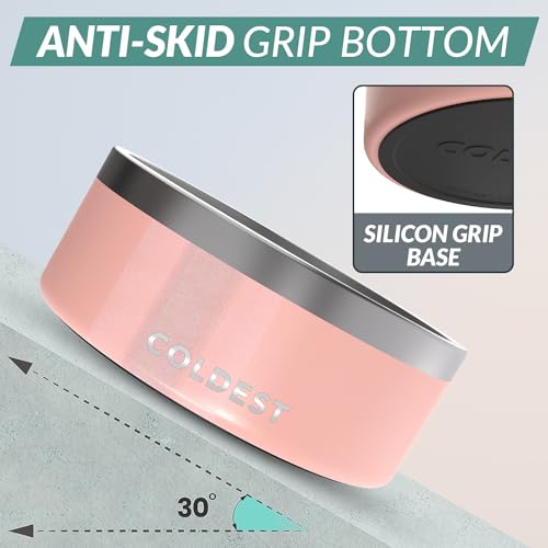 Coldest Dog Bowl (100 oz / Forever Pink Glitter)
