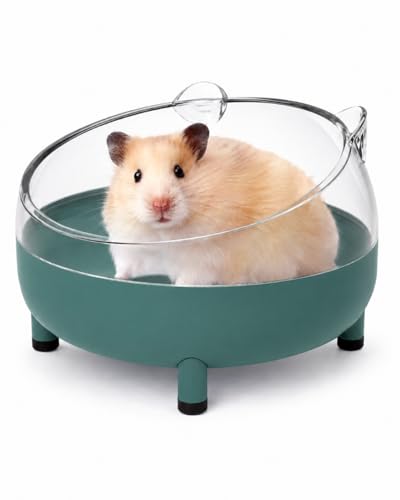 Hamster Sand Bath Container (bathtub-darkgreen)