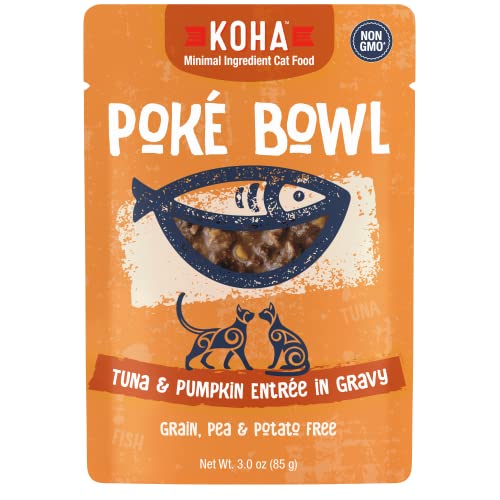 Poké Bowl Tuna & Pumpkin Entree in Gravy for Cats (3 Ounce (Pack of 12))