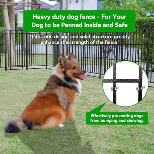 Heavy Duty Dog Playpen 24 Steel Panels 47" Height (27"W x 47"H)