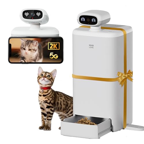 Automatic Cat Feeder with Camera AI (Grey 2)