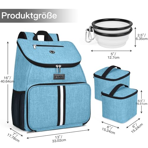 Dog Travel Bag (Sky Blue-A)