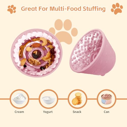 Dog Lick Bowl (M-L / Pink)