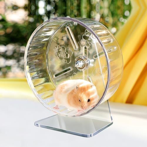 Silent Hamster Wheel (Ф 6 inch / Transparent)