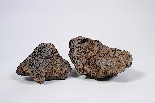 Icelandic Lava Rock 18lb Aquarium Rocks Stones for Fish Tank (13 Black Icelandic Lava Stone(3-9 inches,18lbs))