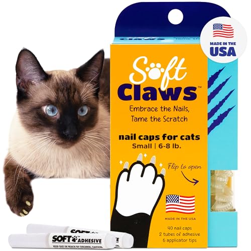 Nail Caps for Small Cats (Clear / Small)