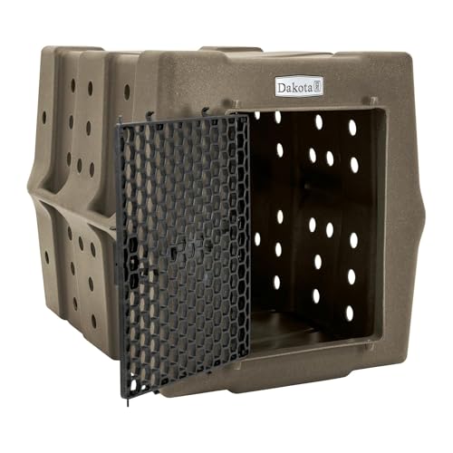 Dakota 283 Canine Rough and Tough Economy Dog Crate (Large / Coyote Granite)