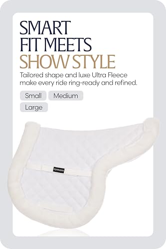 Eidsvoll Ultra Fleece Horse Saddle Pad (White / Large)
