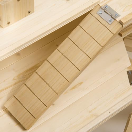 Wooden Large Hamster Cage (Natural Wood)