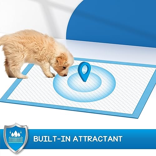 XXL Puppy Pads with Adhesive Tabs Disposable Pee Pads 36x36in 30Ct (Jumbo-36x36in(30Ct))