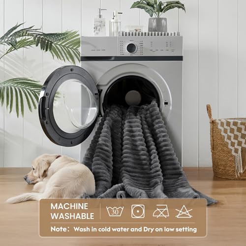 Flannel Washable Pee Pad for Dogs (Dark Grey / 36" X 72"-2PC)