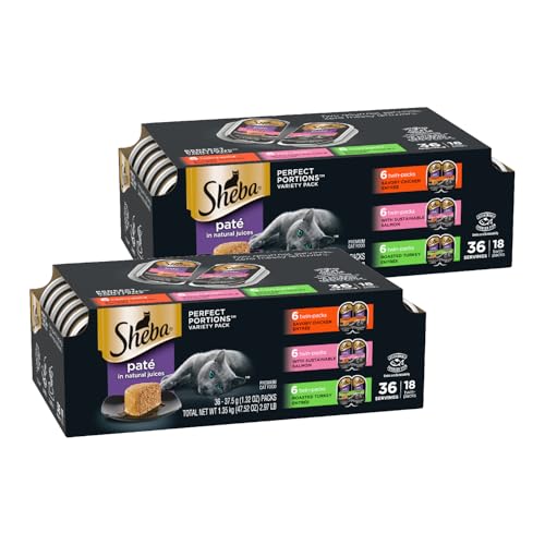 Perfect Portions Wet Cat Food Pate Savory Chicken (18 Count (Pack of 2))