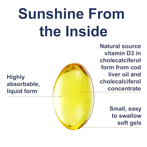 Solar D Gems 4000 IU (360 Count (Pack of 1))