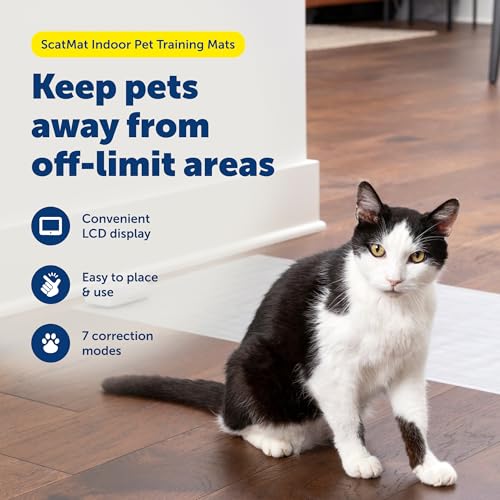 ScatMat Indoor Training Mat for Cats & Dogs (Large (48 in X 20 in))