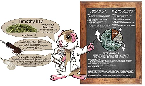 Adult Guinea Pig Food Measured Timothy Pellet (10 Pound (Pack of 1))