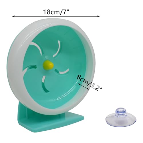 7 Inch Silent Hamster Exercise Wheel with Stand