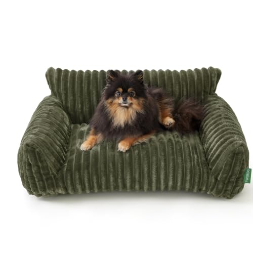 Cute Couch Bed for Pets (30.0"L x 20.0"W x 10.0"Th / Green)