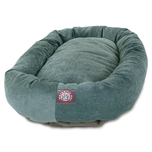Micro Velvet Dog Bed (Azure)